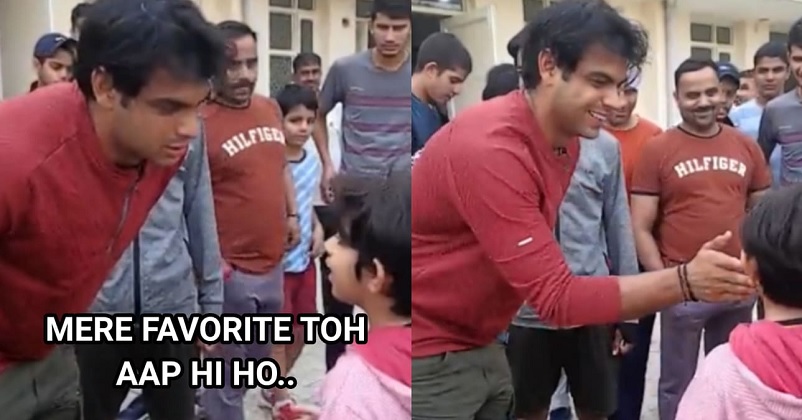 Little Girl Tells Neeraj Chopra “Mere Favorite Aap Hi Ho”, His Reaction Wins Hearts On Twitter RVCJ Media