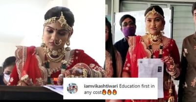Bride Gives Exam In Wedding Dress Right Before Shaadi, Netizens Call It Publicity Stunt & Drama RVCJ Media