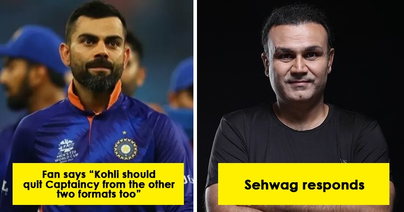 Sehwag Responds To Fan Who Asks If Virat Kohli Should Leave India’s ODI & Test Captaincy Too RVCJ Media