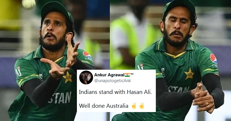 INDwithHasanAli Trended After Pakistanis Targeted Hasan Ali For Dropping A  Catch - RVCJ Media