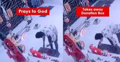Thief Enters Temple, Prays To God & Runs Away With Donation Box, Arrested Later RVCJ Media