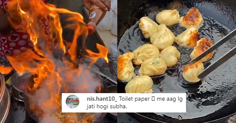 Street Vendor Cooks Fire Momos, Foodies Say “Momos Ko To Baksh Do, Sabji Bana Di Uski” RVCJ Media