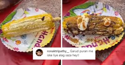 Man Makes Sweet Corn With Fresh Cream & Chocolate Syrup, Foodies Ask “Aakhir Kyon?” RVCJ Media