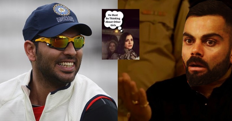 Yuvraj Singh Shares Hilarious Meme Featuring Virat Kohli & Anushka Sharma With A Twist RVCJ Media