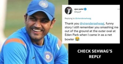 “India Ki Jeet Se Jyada Aapke Charche Hain,” Sehwag Reacts To Ajaz Patel’s Net Bowling Incident RVCJ Media