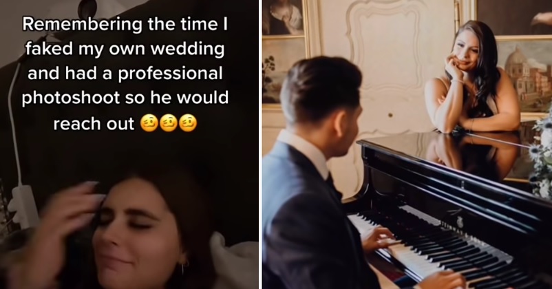 Girl Arranges Fake Groom, Wedding & Photoshoot To Get Her Ex Back But It Gets Epic Failed RVCJ Media