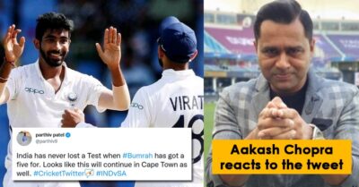 Parthiv Patel Says India Has Never Lost A Test When Bumrah Has Got A Fifer, Aakash Chopra Reacts RVCJ Media
