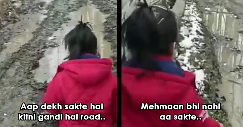 Little Girl Turns Journo & Reports About Pathetic Roads Of Kashmir, Twitter Showers Love RVCJ Media