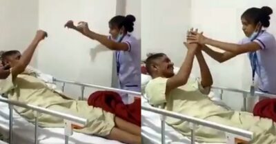 Munna Bhai’s Tactic Worked, Paralytic Patient Started Moving Seeing A Nurse Dance For Him RVCJ Media