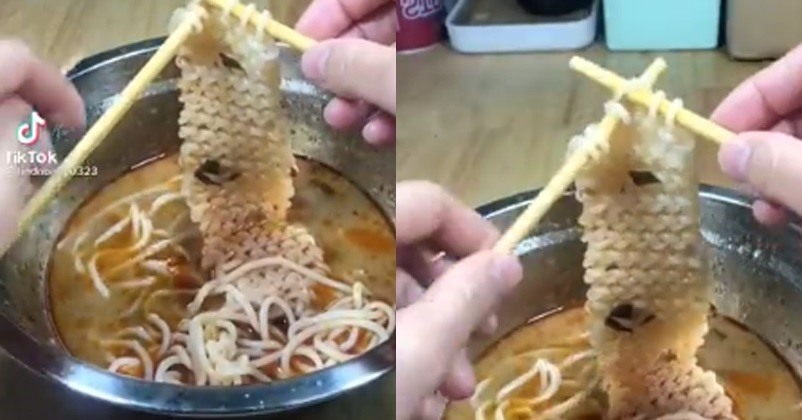 Someone Knitted With Noodles Instead Of Wool, Viral Video Made Netizens Go WTF RVCJ Media