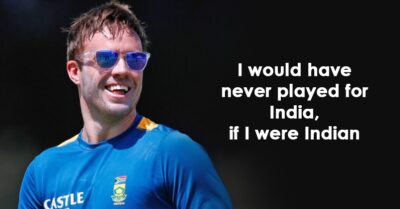 “Maybe I Would Have Never Played For India If I Were An Indian”, Says AB De Villiers RVCJ Media