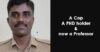 Meet TN Farmer Who Became A Cop For Completing Education, Did PhD & Is A Professor Now RVCJ Media