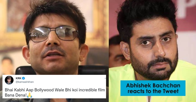 Abhishek Bachchan Roasts KRK Like Never Before For Trying To Troll Him & Bollywood RVCJ Media