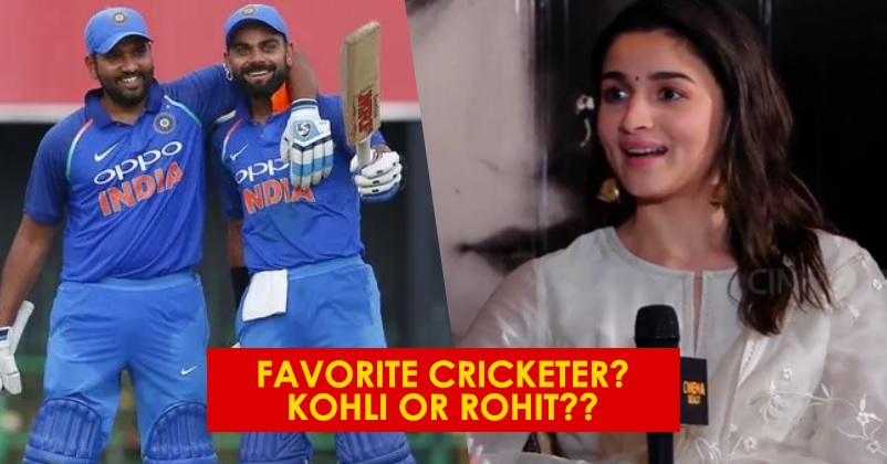 Alia Bhatt Gets Trolled For Choosing Her Favouite Cricketer Between Rohit Sharma & Virat Kohli RVCJ Media