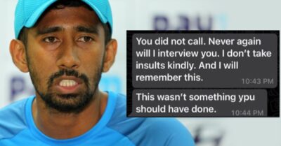 Wriddhiman Saha Shared Screenshot Of How A Journalist Warned Him, Sehwag Came Out In Support RVCJ Media