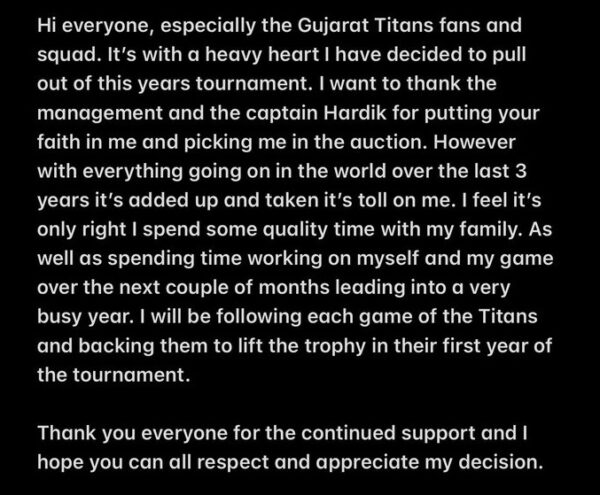 Suresh Raina Trends As Fans Want Him To Play For Gujarat Titans After Jason Roy Pulls Out Of IPL - RVCJ Media