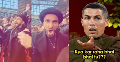 Ranveer Singh’s Cringe Pro Max Reaction On Ronaldo’s Hat-Trick Sparks Meme Fest On Twitter RVCJ Media