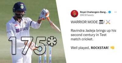 “Warrior Mode On, Well Played Rockstar,” Twitter Reacts To Jadeja’s Smashing Ton During INDvsSL RVCJ Media