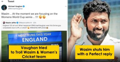 Wasim Jaffer Gave A Kickass Reply To Vaughan For Indirectly Targeting Indian Women Cricket Team RVCJ Media