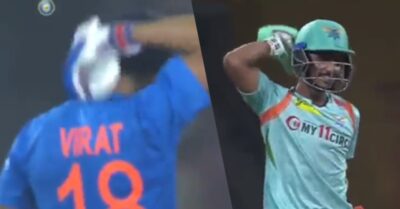 LSG’s Ayush Badoni Celebrates Like Virat Kohli After Smashing Six Against DC RVCJ Media