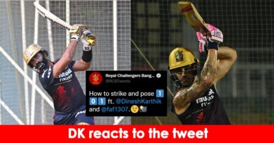 Dinesh Karthik & Faf Du Plessis Indulge In A Hilarious Twitter Banter Over RCB’s Tweet RVCJ Media