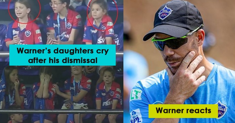 David Warner Reacts As His Daughters Cry After His Dismissal Against RCB RVCJ Media