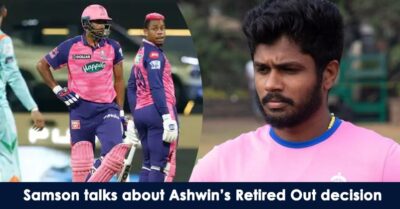 RR Skipper Sanju Samson Speaks On Ashwin’s Decision To Be Tactically Retired Out In RRvsLSG RVCJ Media