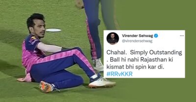 “Ball Hi Nahi RR Ki Kismat Bhi Spin Kar Di,” Twitter Lauds Chahal’s Fifer & Hattrick Against KKR RVCJ Media