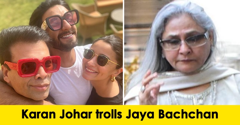 Karan Johar Takes A Funny Dig At Jaya Bachchan Over Her Tussle With Paparazzi In Poetic Style RVCJ Media
