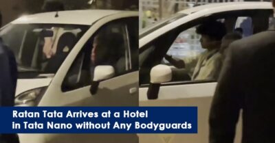 Ratan Tata Arrives At Taj Hotel In A Nano Without Bodyguards, Netizens Laud His Simplicity RVCJ Media