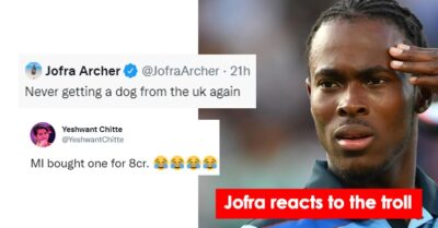 Jofra Archer Had The Most Epic Yet Kindest Response To Troller Who Indirectly Called Him Dog RVCJ Media