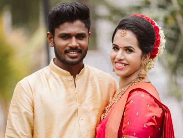Sanju Samson’s Filmy Love Story Started From Facebook & His Wife Looks No Less Than An Actress RVCJ Media