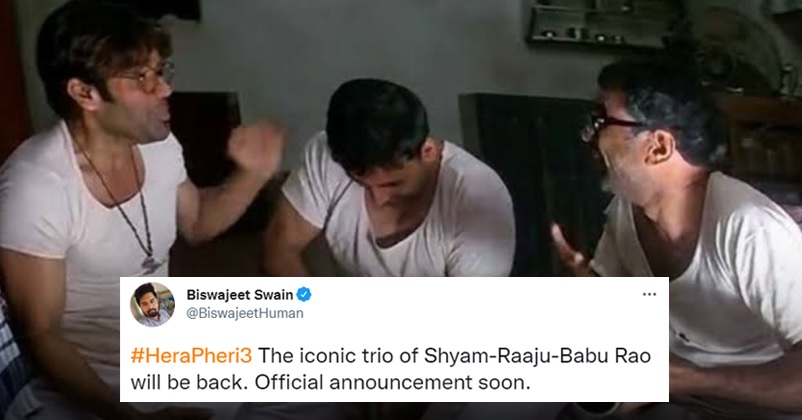 Twitter Stormed With Memes As Firoz Nadiadwala Confirms “Hera Pheri 3” With The Same Trio RVCJ Media