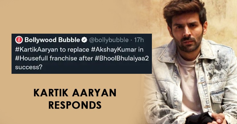 Kartik Aaryan Reacts To Rumours Of Replacing Akshay Kumar In Housefull 5 RVCJ Media