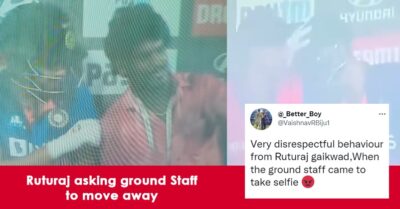Twitter Slams Ruturaj Gaikwad For Disrespectfully Treating Groundsman Who Asked Him For Selfie RVCJ Media