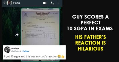 Dad Roasts Son In An Epic Way After He Scores Perfect 10 SGPA In Exams, Twitter Is Loving It RVCJ Media