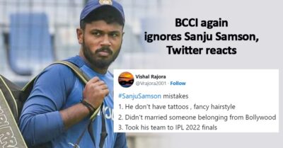 “No Fancy Hairstyle No Tattoos, Didn’t Marry Actress,” Fans Slam BCCI For Excluding Sanju Samson RVCJ Media