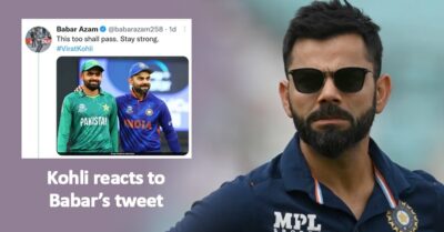 Virat Kohli Finally Reacts To Babar Azam’s ‘This Too Shall Pass’ Tweet With A Sweet Reply RVCJ Media