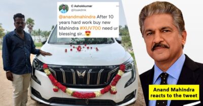 Anand Mahindra Replies To Man Who Bought Mahindra XUV700 After 10 Years Of Hard Work RVCJ Media
