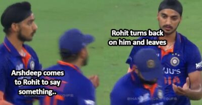 Rohit Sharma Slammed For Turning His Back On Arshdeep Singh, Twitter Calls Him Worst Captain RVCJ Media
