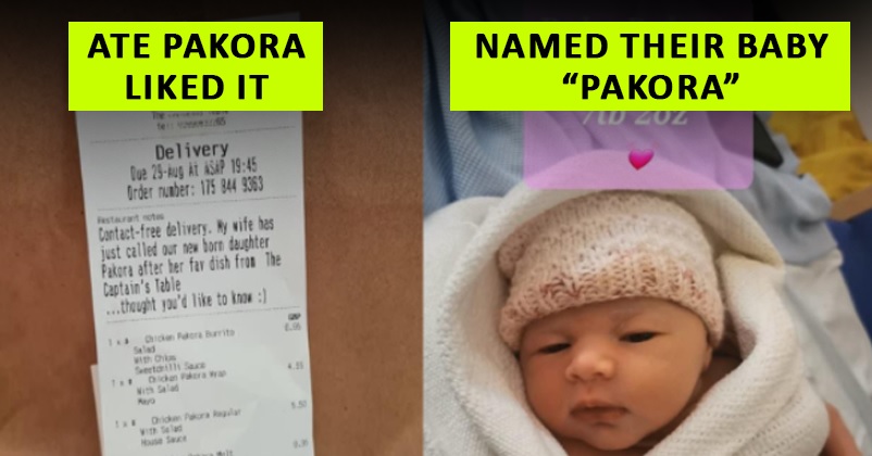 UK Parents Who Like Indian Pakora A Lot Name Their Baby ‘Pakora’, Twitter Outbursts With Memes RVCJ Media