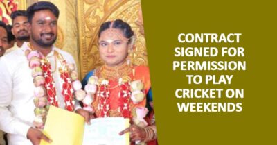 Groom’s Friends Make Bride Sign Contract Before Marriage To Allow Him To Play Cricket RVCJ Media