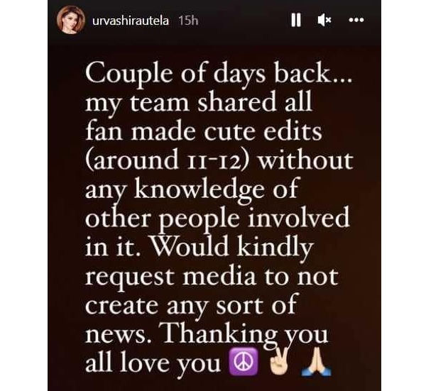 Urvashi Rautela Reacts After Naseem Shah’s “I Don’t Know Her” Statement Post Their Videos RVCJ Media