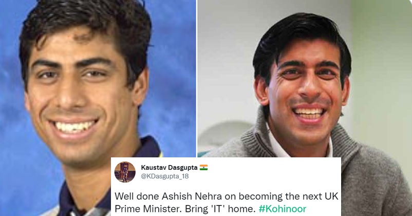 Twitter Sparks With Hilarious Jokes On Ashish Nehra As Rishi Sunak Becomes UK Prime Minister RVCJ Media