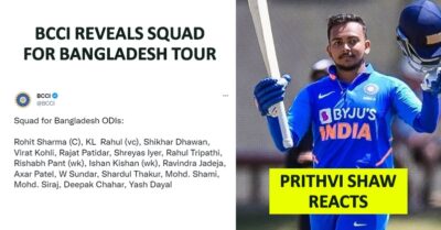 Prithvi Shaw Posts A Heartbreaking Story After Being Snubbed From NZ & Bangladesh Tours RVCJ Media