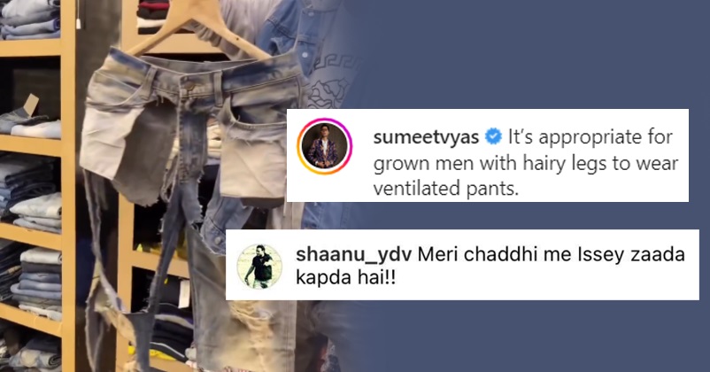 “Designed By Chuha,” People React As Actor Sumeet Vyas Posts Video Of Extremely Ripped Jeans RVCJ Media