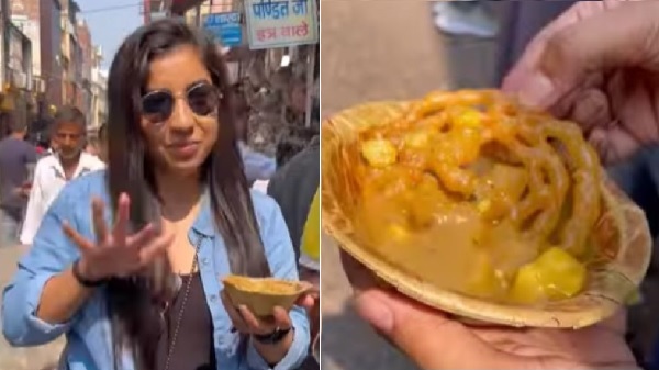Food Blogger Tries Jalebi With Spicy Aloo Sabzi, Video Of Her Reaction Has Gone Viral RVCJ Media
