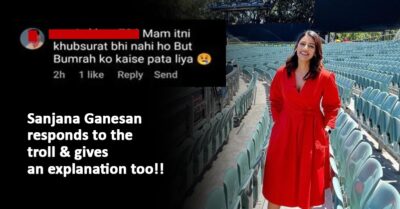 Sanjana Has A Befitting Reply To Troller Asking How She Managed To Become Bumrah’s Wife RVCJ Media