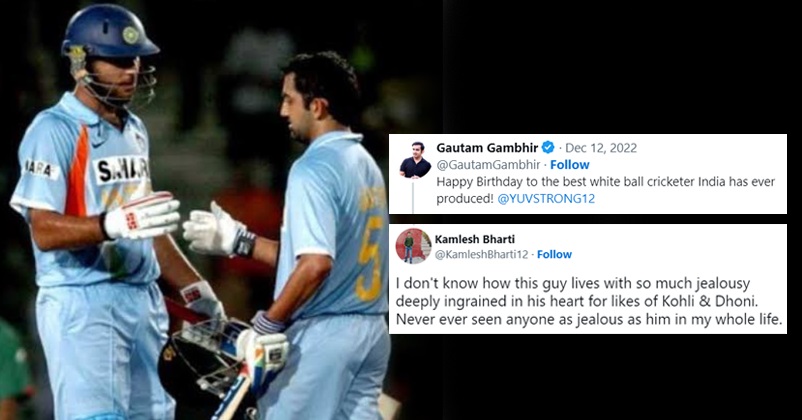 “Always Anti Dhoni & Kohli,” Gambhir Trolled For Calling Yuvraj ‘India’s Best White-Ball Cricketer’ RVCJ Media