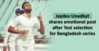 Jaydev Unadkat’s Tweet After Call For Test Series Vs Bangladesh Screams Out His Emotions RVCJ Media